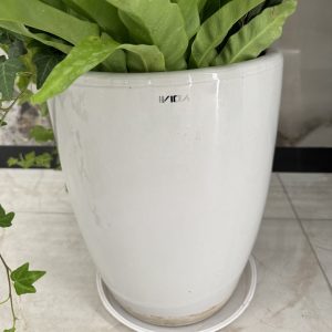 iVIGA White Ceramic Large Plant Pots Containers